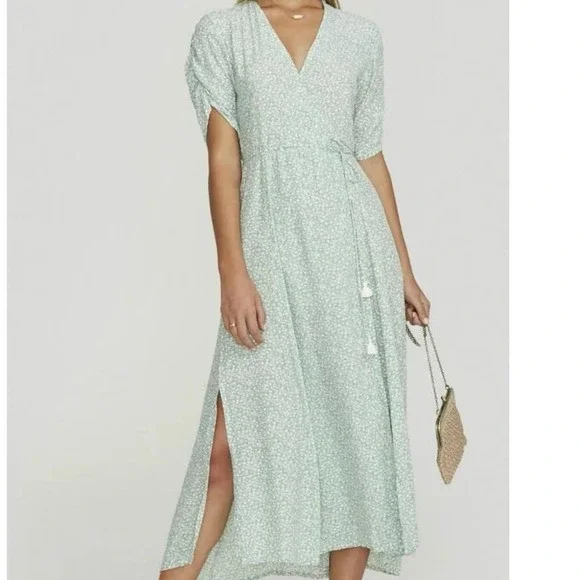 bandage midi dress with sleeves Corset Long Sleeve Bandage Dress Celadon